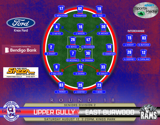 Seniors Round 18 vs East Burwood