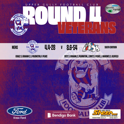 Vet's Round Four vs South Croydon