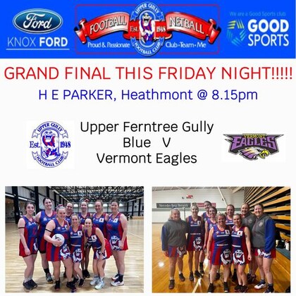 Upper Gully Blue Netball Grand Final
