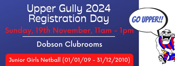 Junior Netball Registration