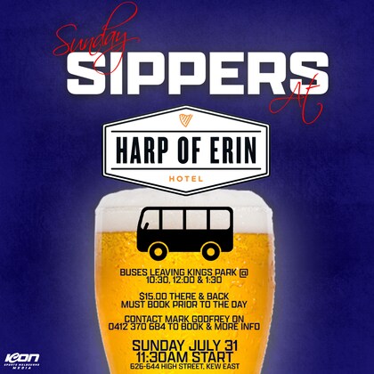 Sunday Sippers at the Harp of Erin