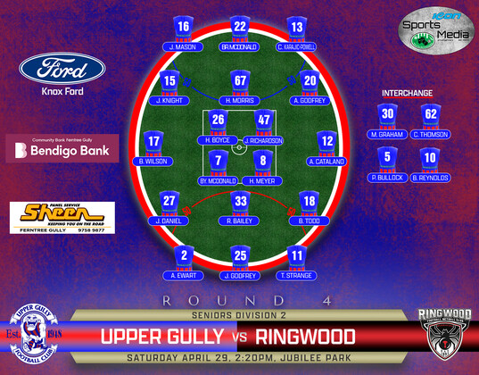 Seniors Round 4 vs Ringwood