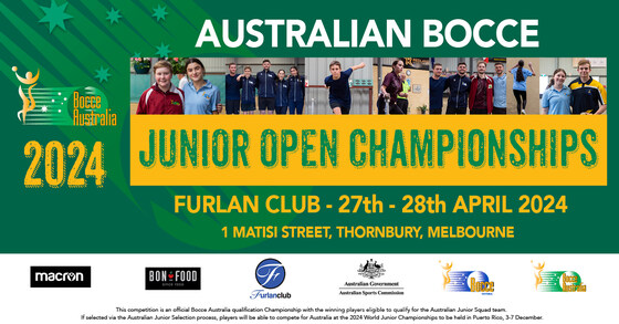 2024 Australian Bocce Junior Open Championships