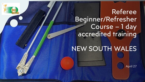 NSW Bocce Volo Referee Beginner/Refresher Course - 1 day accredited training 