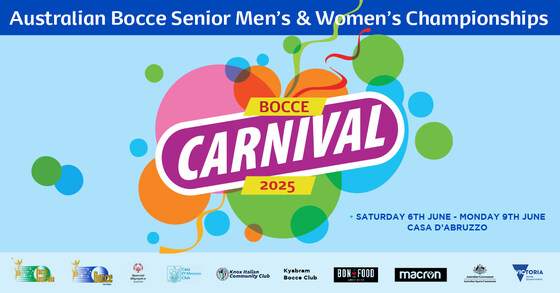  2025 Australian Bocce Senior Men's & Women's Championships