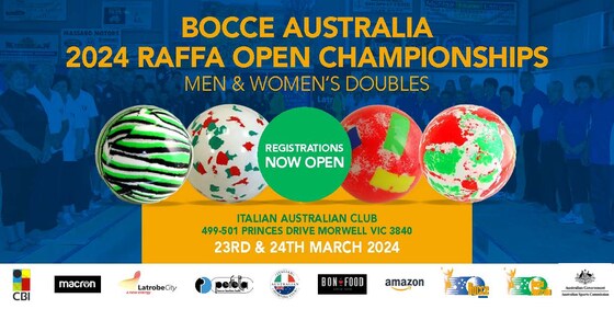 2024 Bocce Australia RAFFA OPEN Championships