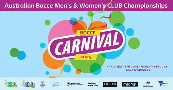 2025 Australian Bocce Men's & Women's CLUB Championships