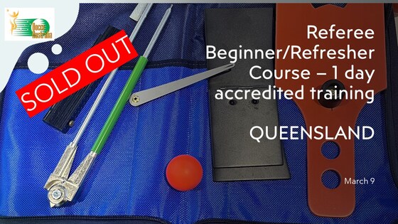 QLD Bocce Volo Referee Beginner/Refresher Course - 1 day accredited training 