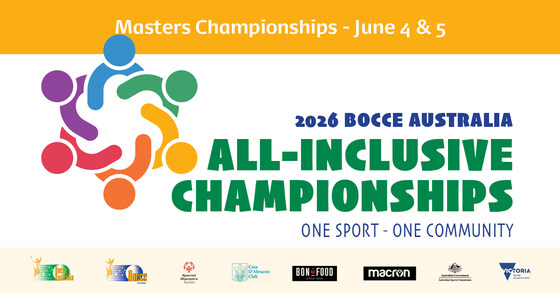 2026 MASTERS Championships - Singles (Men & Women)