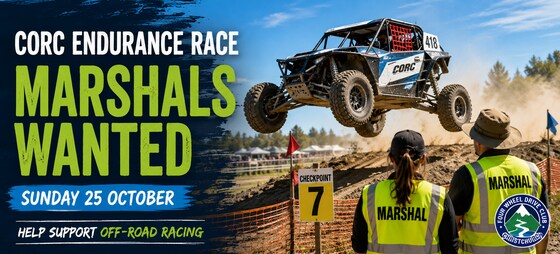 CORC Endurance Race – Marshals Wanted