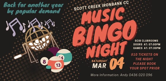 Music Bingo Night 