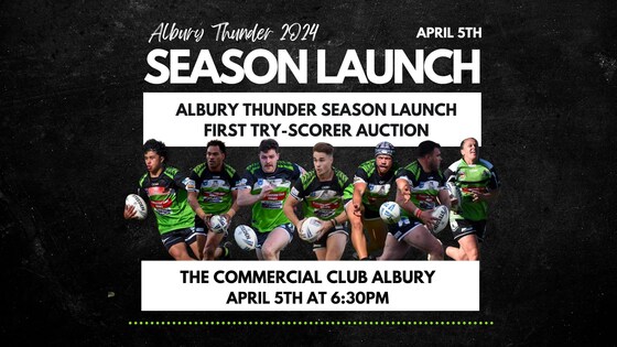 2024 Albury Thunder Season Launch