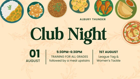 Albury Thunder Club Night