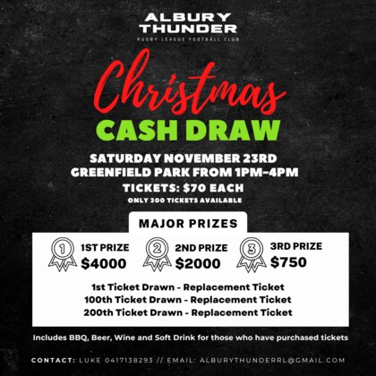2024 Christmas Cash Draw