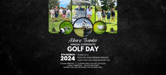 Albury Thunder Annual Corporate Golf Day