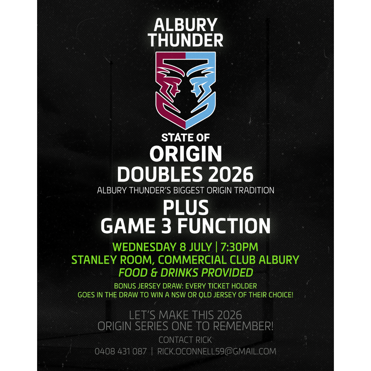 State of Origin Double 2026