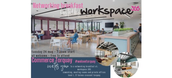 Networking breakfast hosted by Workspace 365