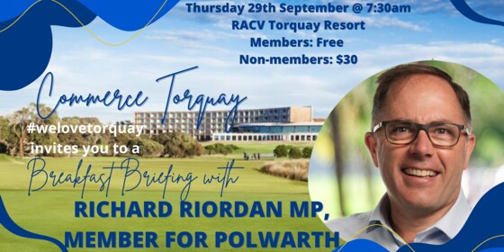 Breakfast Briefing with Richard Riordan MP