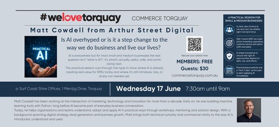 Practical AI - Workshop with Matt Cowdell from Arthur Street Digital