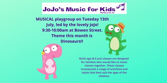 CAMBA Playgroup with Music - 13th July