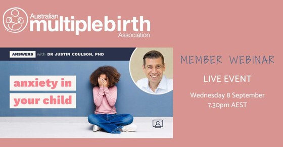 AMBA Member Webinar - "Anxiety in your child" 