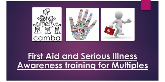 First Aid & Serious Illness Awareness Training - Sunday August 21