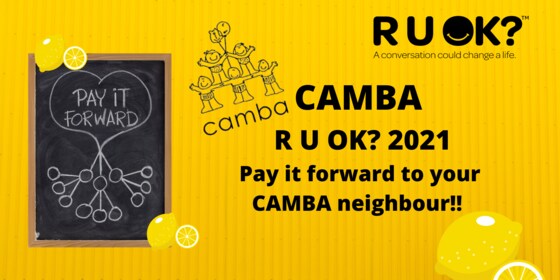 R U OK? "Pay it forward"