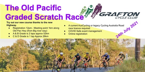 Grafton Cycle Club - Glenugie Old Pacific Scratch Race - 24th July