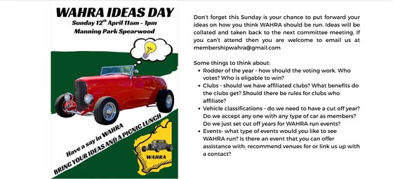 WAHRA Ideas Day