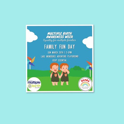 FAMILY FUN DAY - MULTIPLE BIRTH AWARENESS WEEK 
