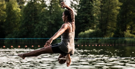 Slacklining - Learn to walk, rig and sit-start session