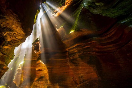 Winter Canyoning