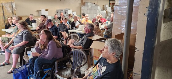 October 2024 OBC in-meeting with presentation on water profiles. 