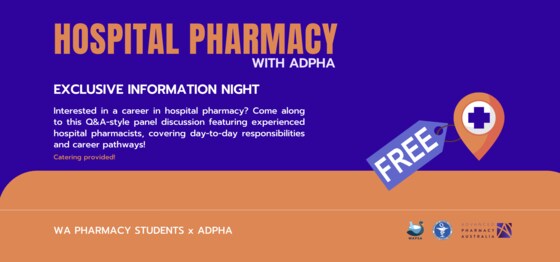 Exclusive Event - Hospital Pharmacy Info Night with AdPha