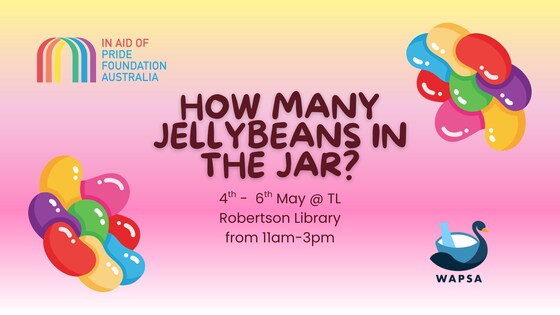 Jelly Bean Jar Guessing: In support of Pride Foundation Australia