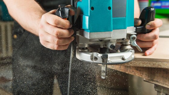 Orange Woodwork Machine Induction