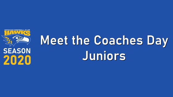 Meet the Coaches - Juniors