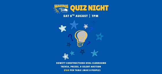 2026 Mitcham Hawks Quiz Night