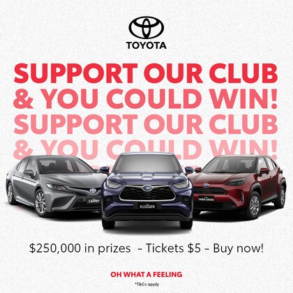 Toyota Good for Footy Raffle