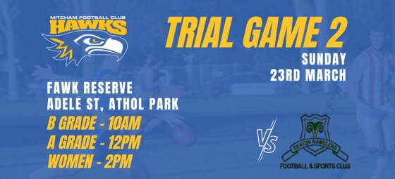 Trial Games - Sun 23 March