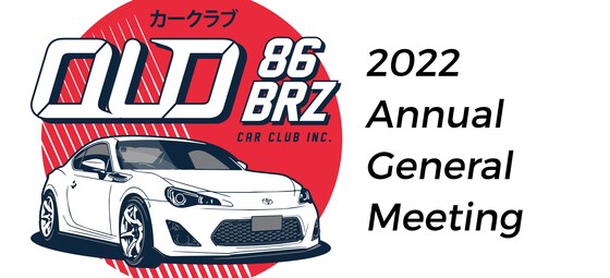 2022 Annual General Meeting QLD 86 BRZ Car Club Inc