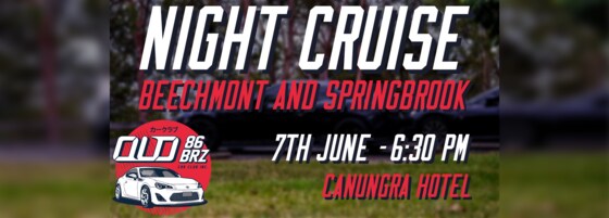 Saturday Night Cruise - 7th June