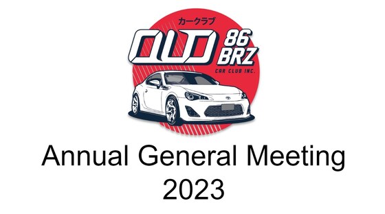 2023 Annual General Meeting QLD 86 BRZ Car Club Inc