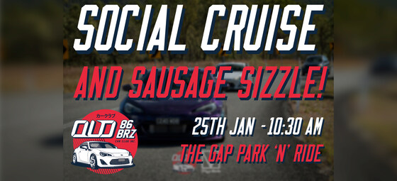 Social Cruise and Sausage Sizzle
