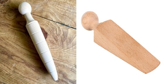 Woodturning Demonstration - Dibblers and Door Stops by the Davids