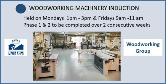 Woodworking Machinery Induction (Blue Dot)  – Phase 2