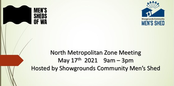 Men's Sheds of WA - North Metro Zone Meeting