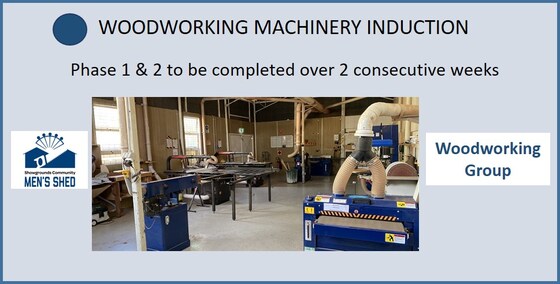 Woodworking Machinery Induction (Blue Dot)  – Tuesdays 23rd & 30th August '22 