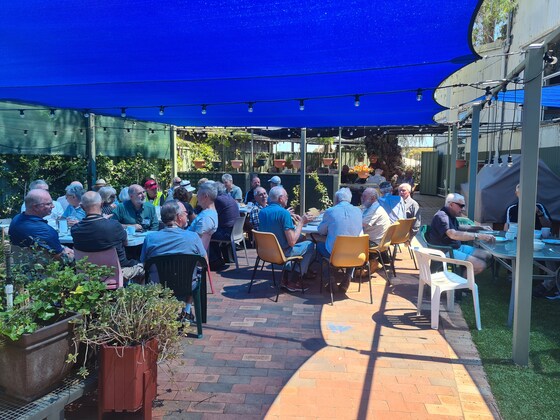 Morning tea with fresh baked scones, jam and cream