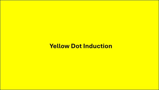 Yellow induction